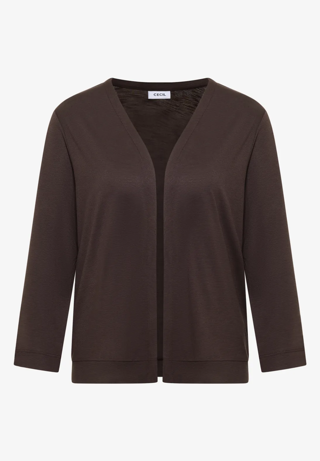 Cecil Offener Cardigan - Brown Cacao
