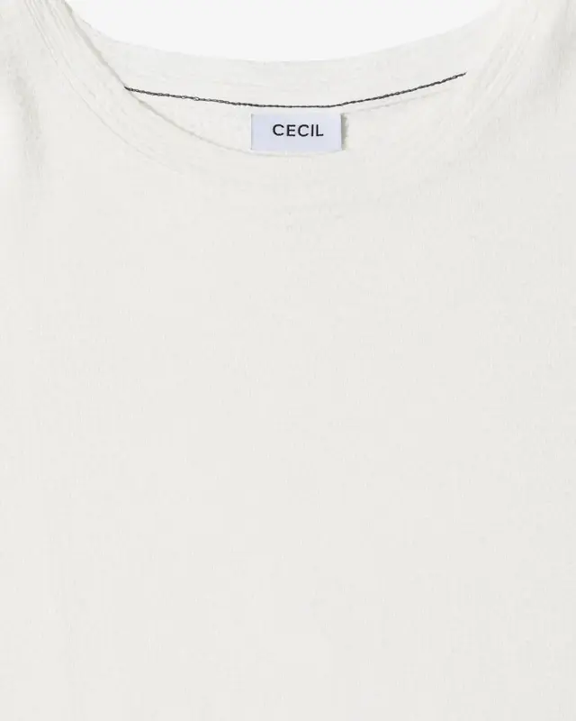 Cecil Shirt with Structure - Vanilla White