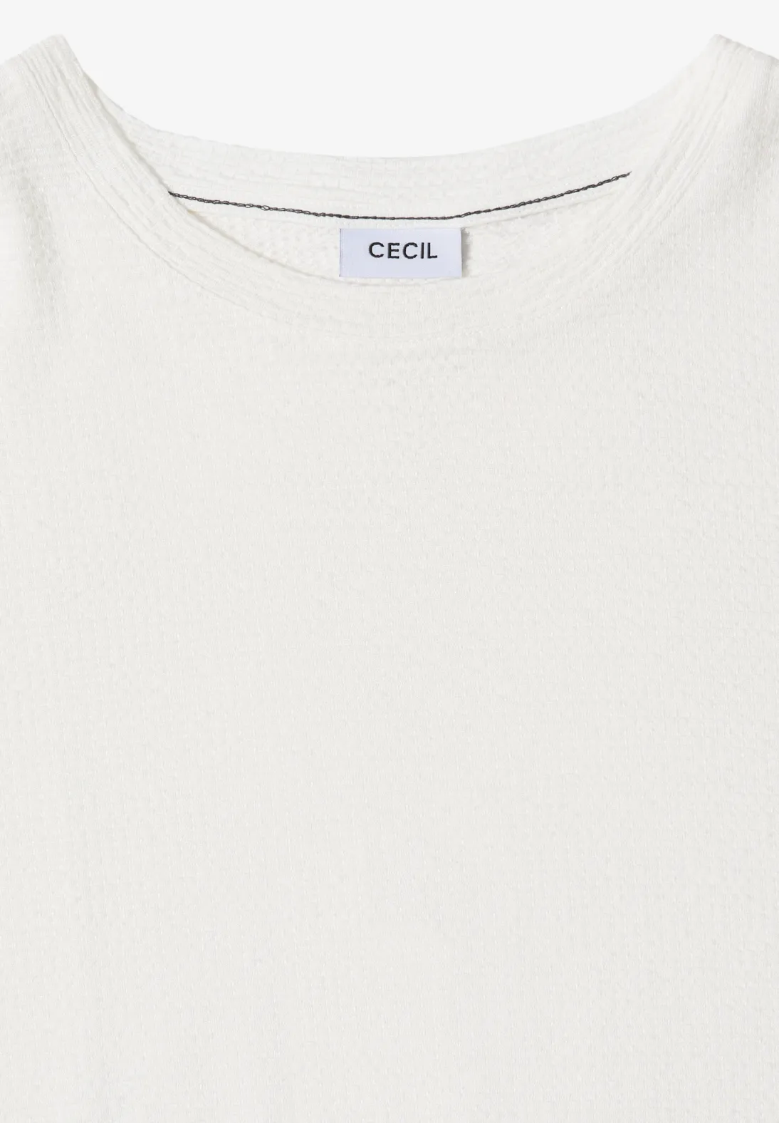 Cecil Shirt with Structure - Vanilla White