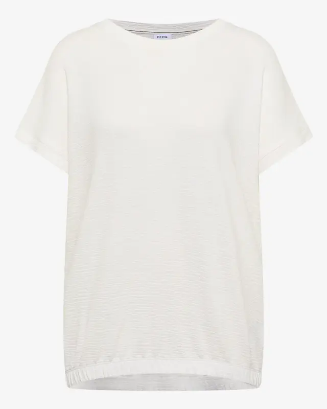 Cecil Shirt mit Struktur - Vanilla White