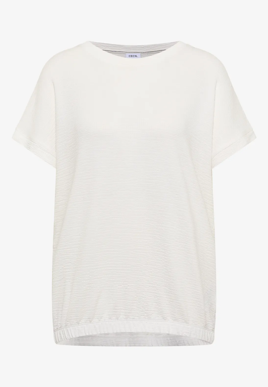 Cecil Shirt met Structuur - Vanilla White