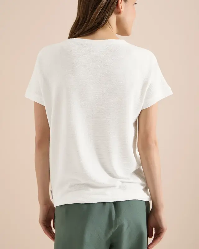 Cecil Shirt with Structure - Vanilla White