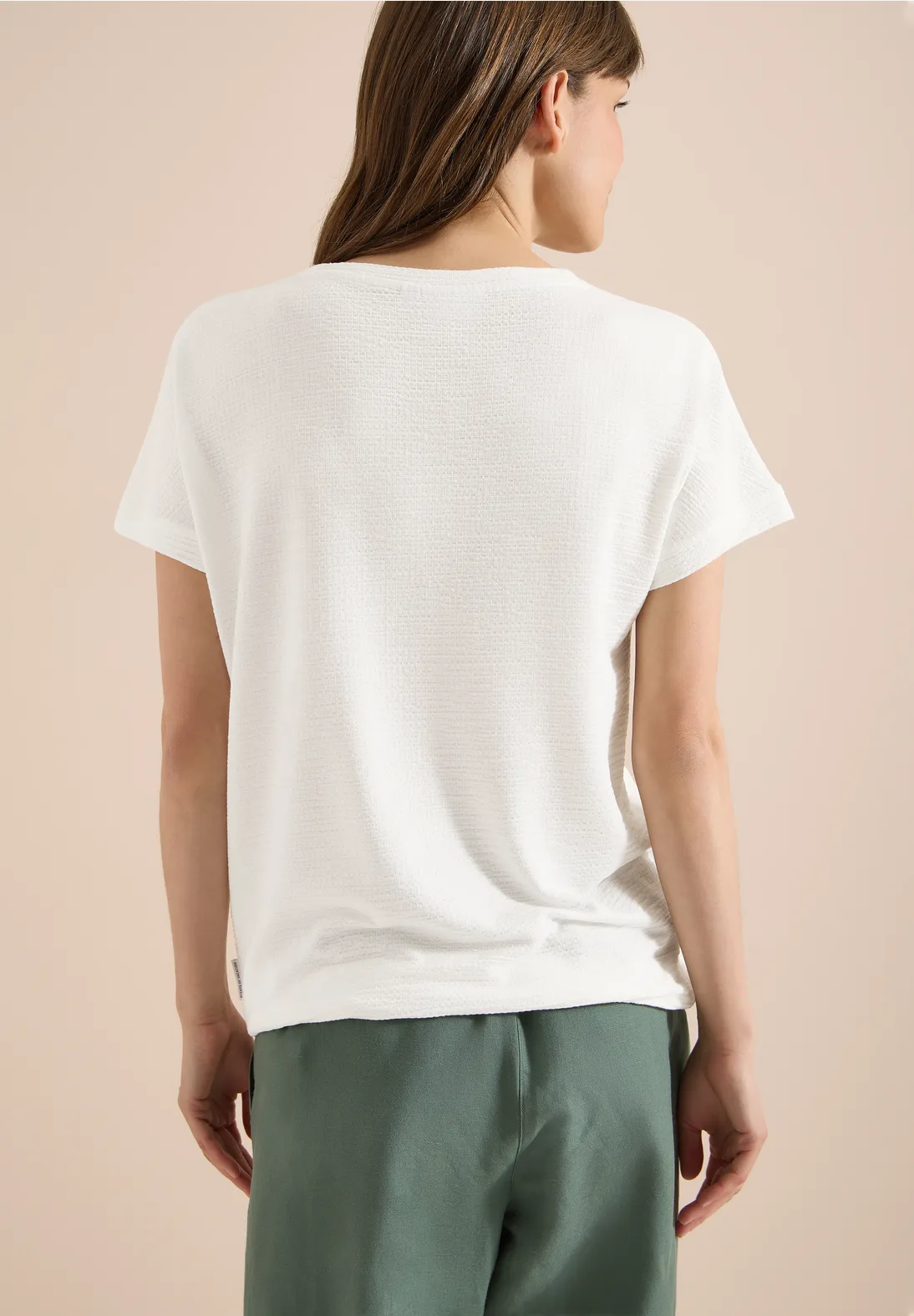 Cecil Shirt mit Struktur - Vanilla White