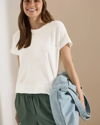 Cecil Shirt met Structuur - Vanilla White
