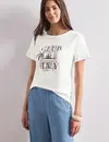 Street One Shirt mit Artwork - Off White
