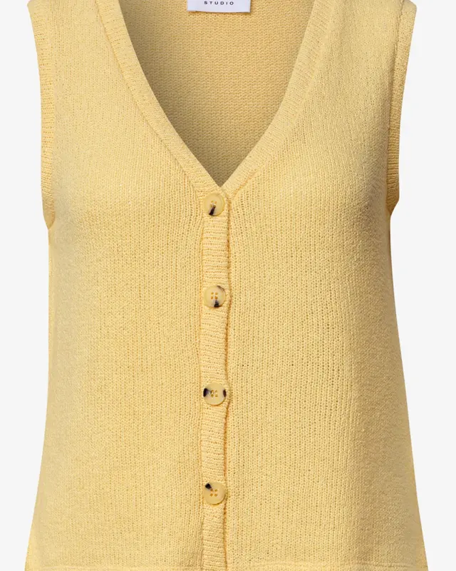 Street One Studio Gilet met V-hals - Snap Yellow
