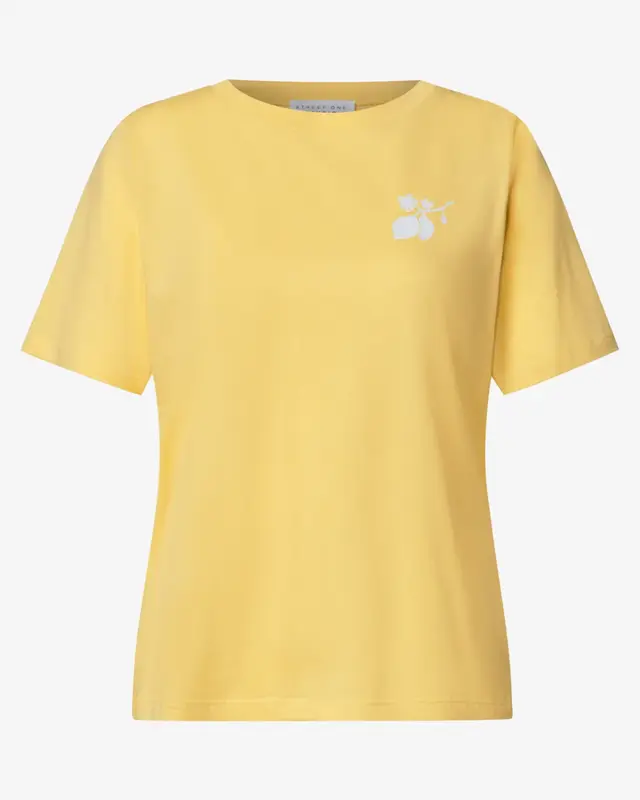 Street One Studio Shirt with Backprint - Snap Yellow