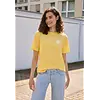 Shirt with Backprint - Snap Yellow