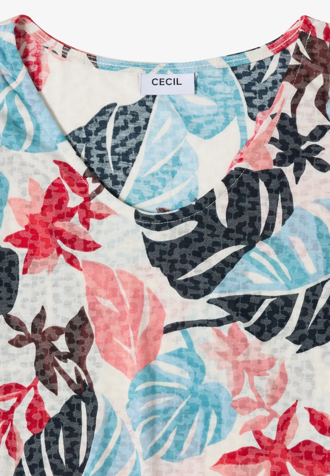 Cecil Shirt Burn-Out Look - Light Alabaster White