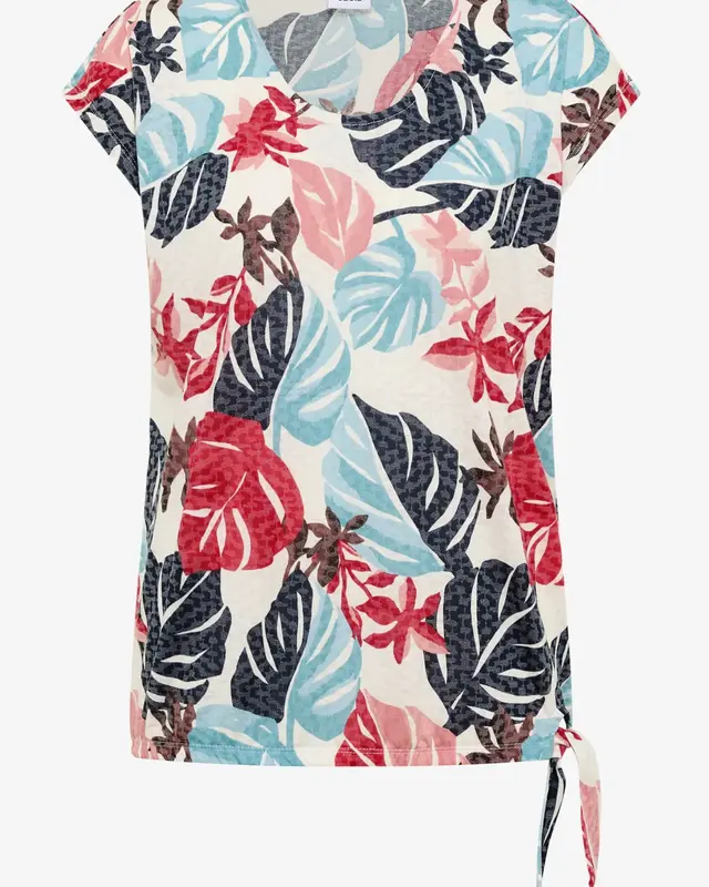 Cecil Shirt Burn-Out Look - Light Alabaster White