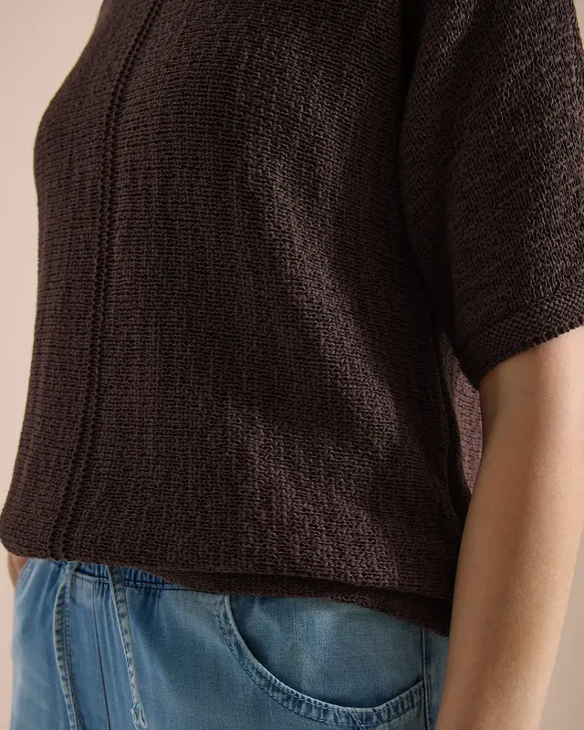 Cecil Dolman Jumper - Brown Cacao