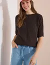 Cecil Dolman Pullover - Brown Cacao