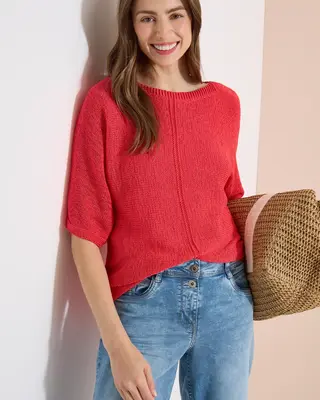 Cecil Dolman Jumper - Coral