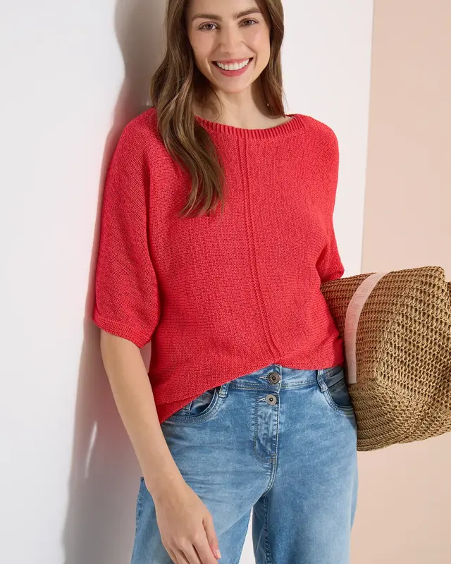Cecil Dolman Jumper - Coral