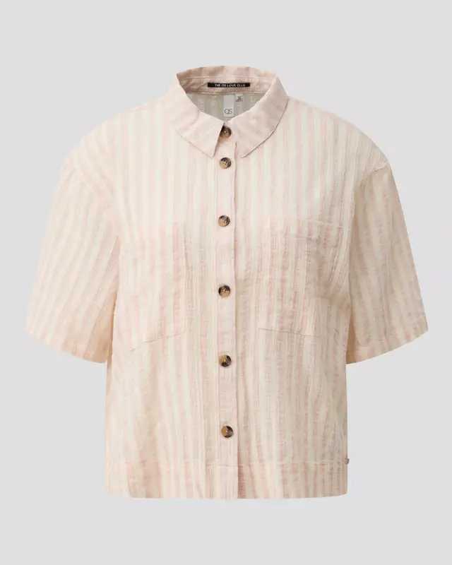 QS by S. Oliver Striped Blouse - Pink