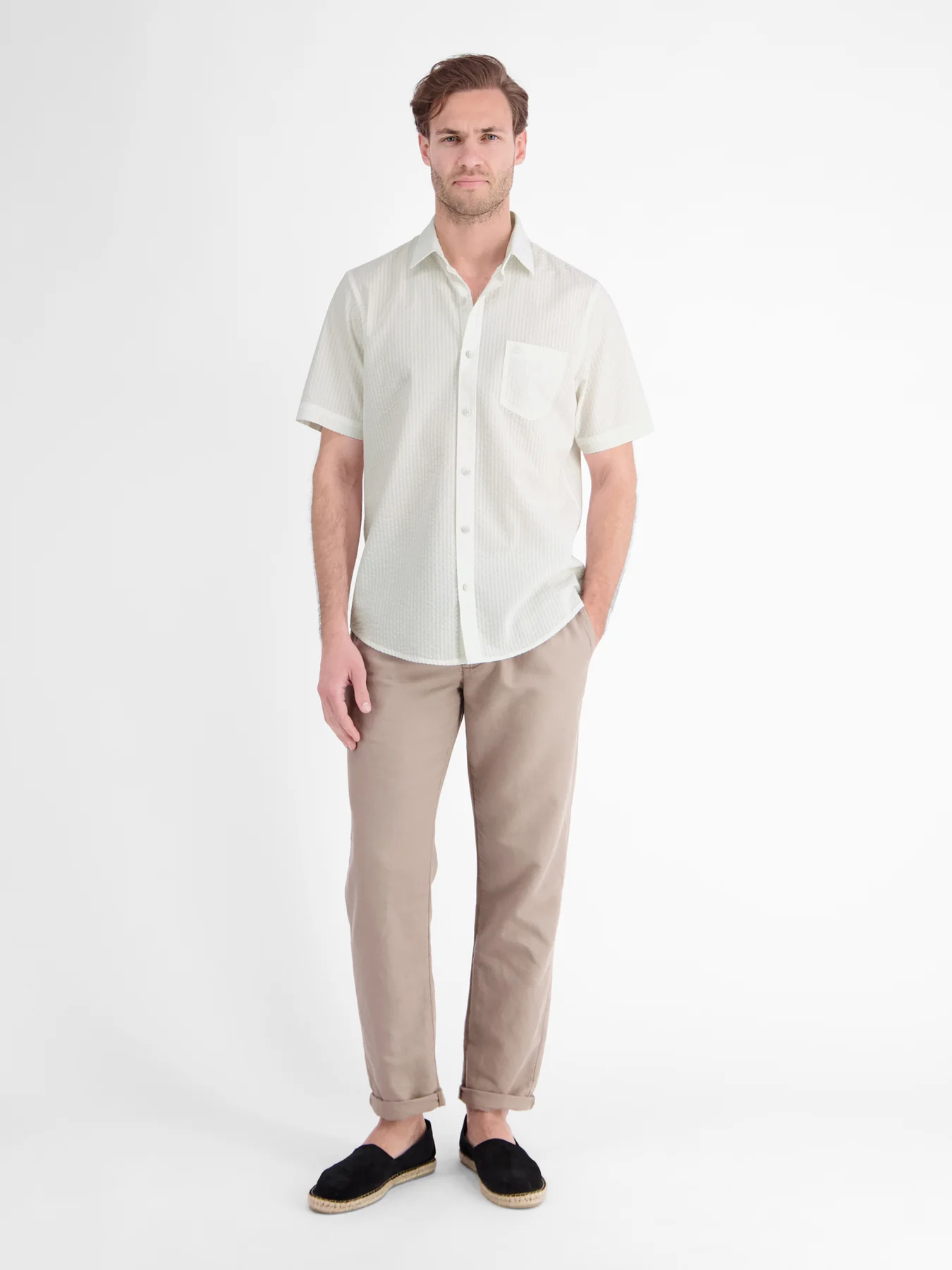 Lerros Struktur Hemd - White