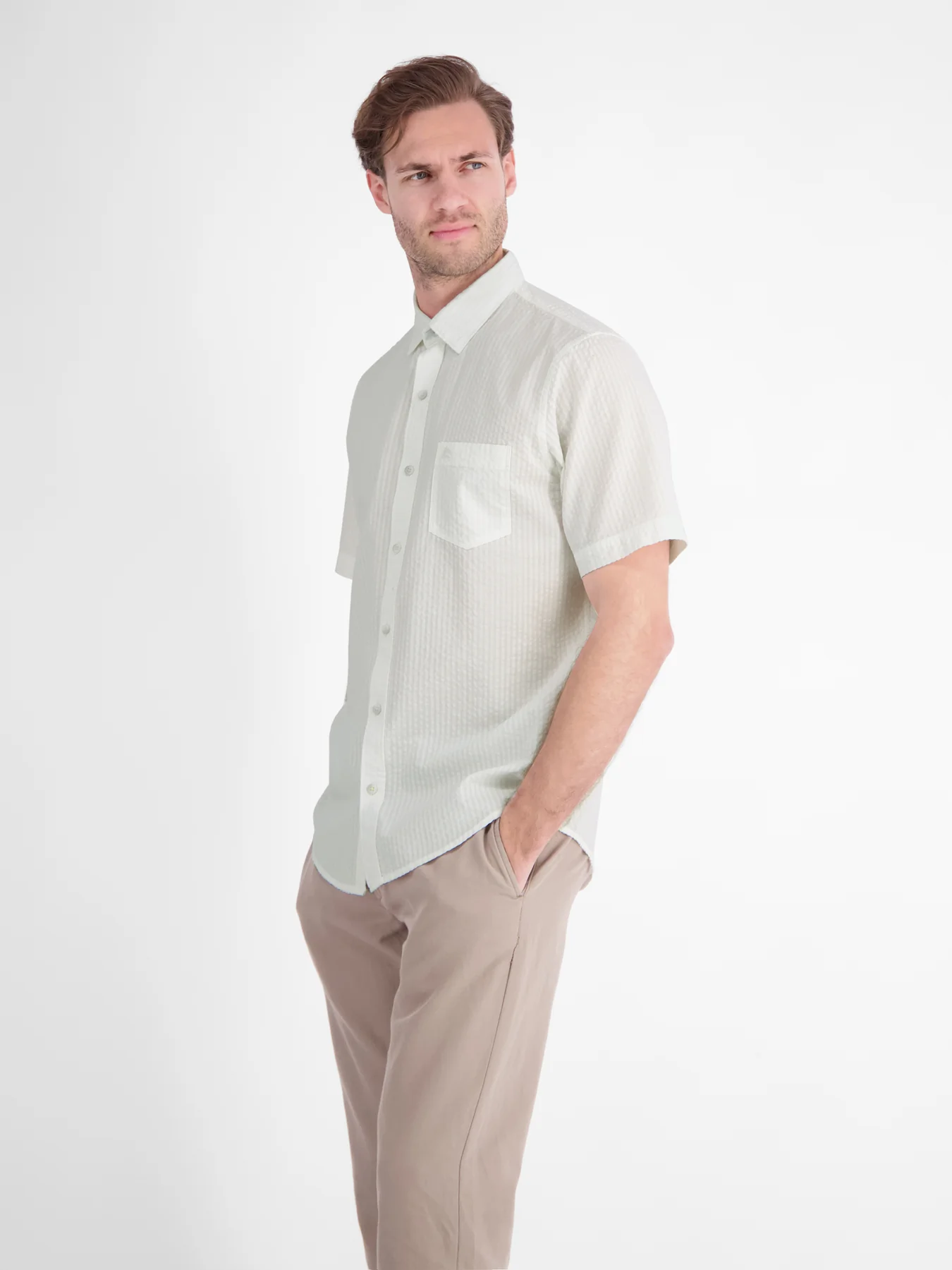 Lerros Structured Shirt - White