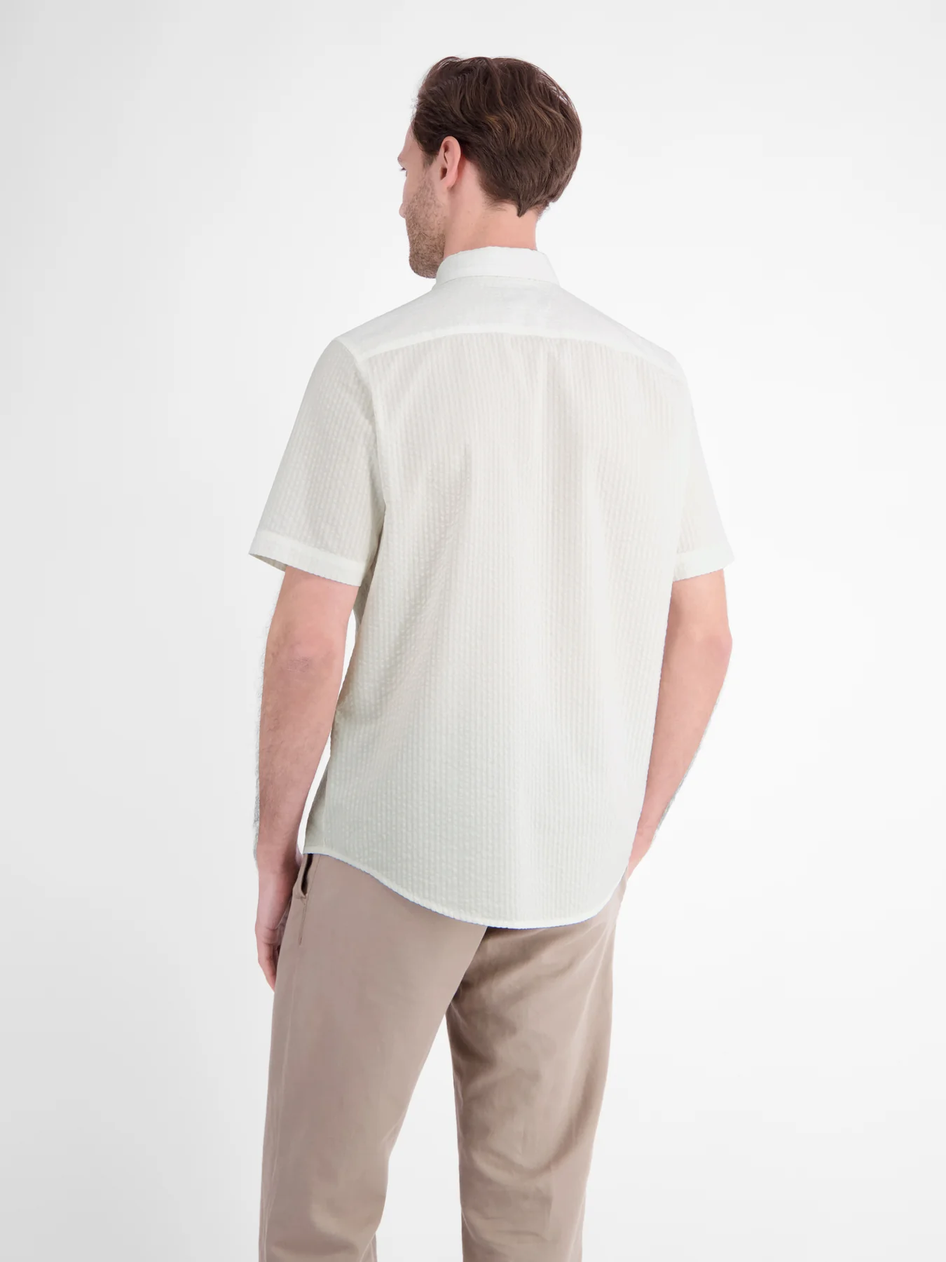 Lerros Structuur Overhemd - White