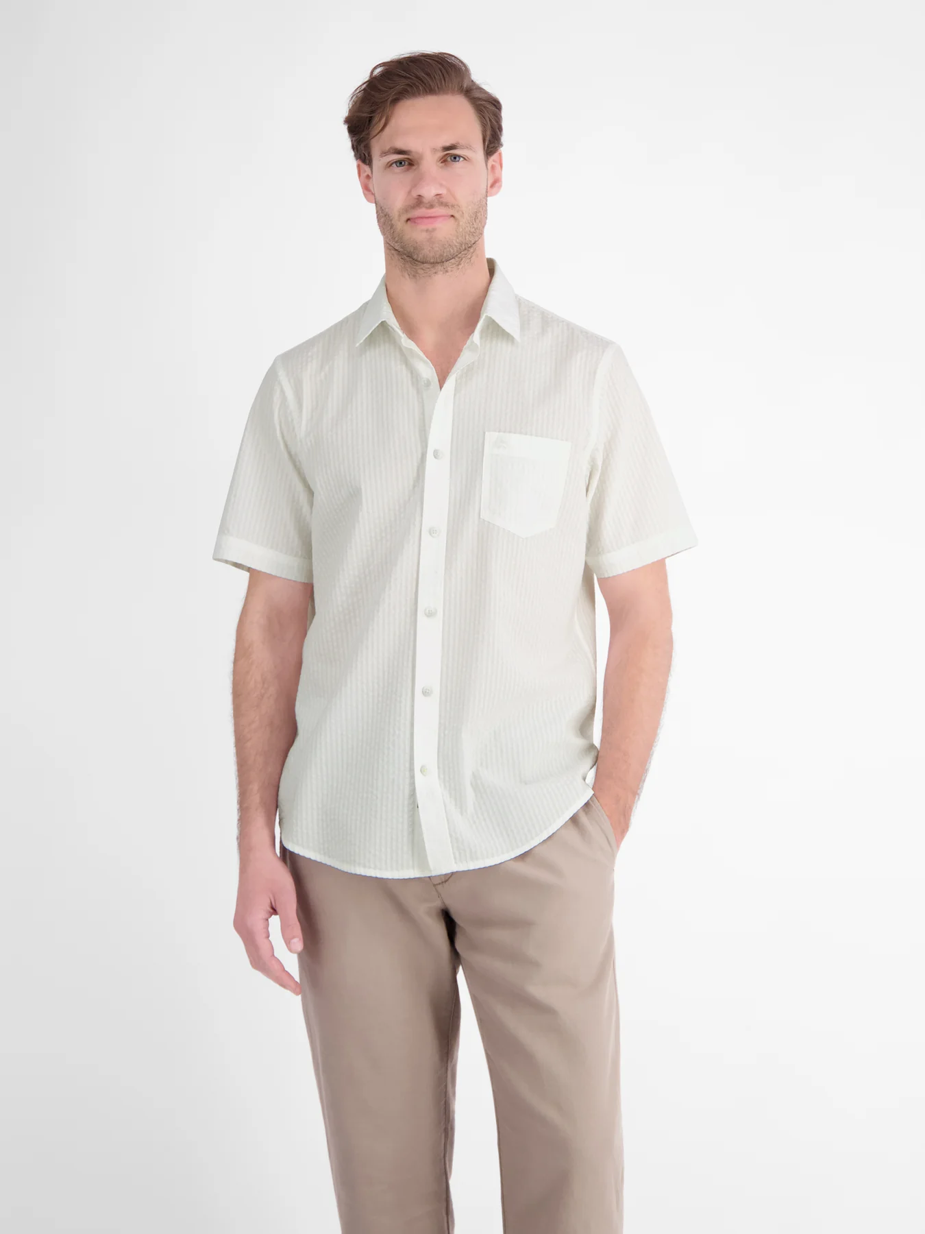 Lerros Structured Shirt - White