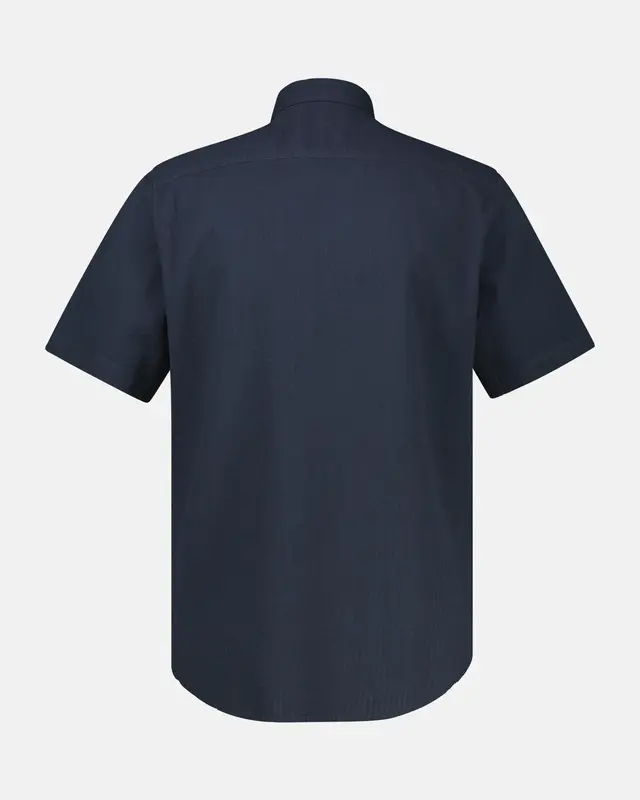 Lerros Structuur Overhemd - Classic Navy