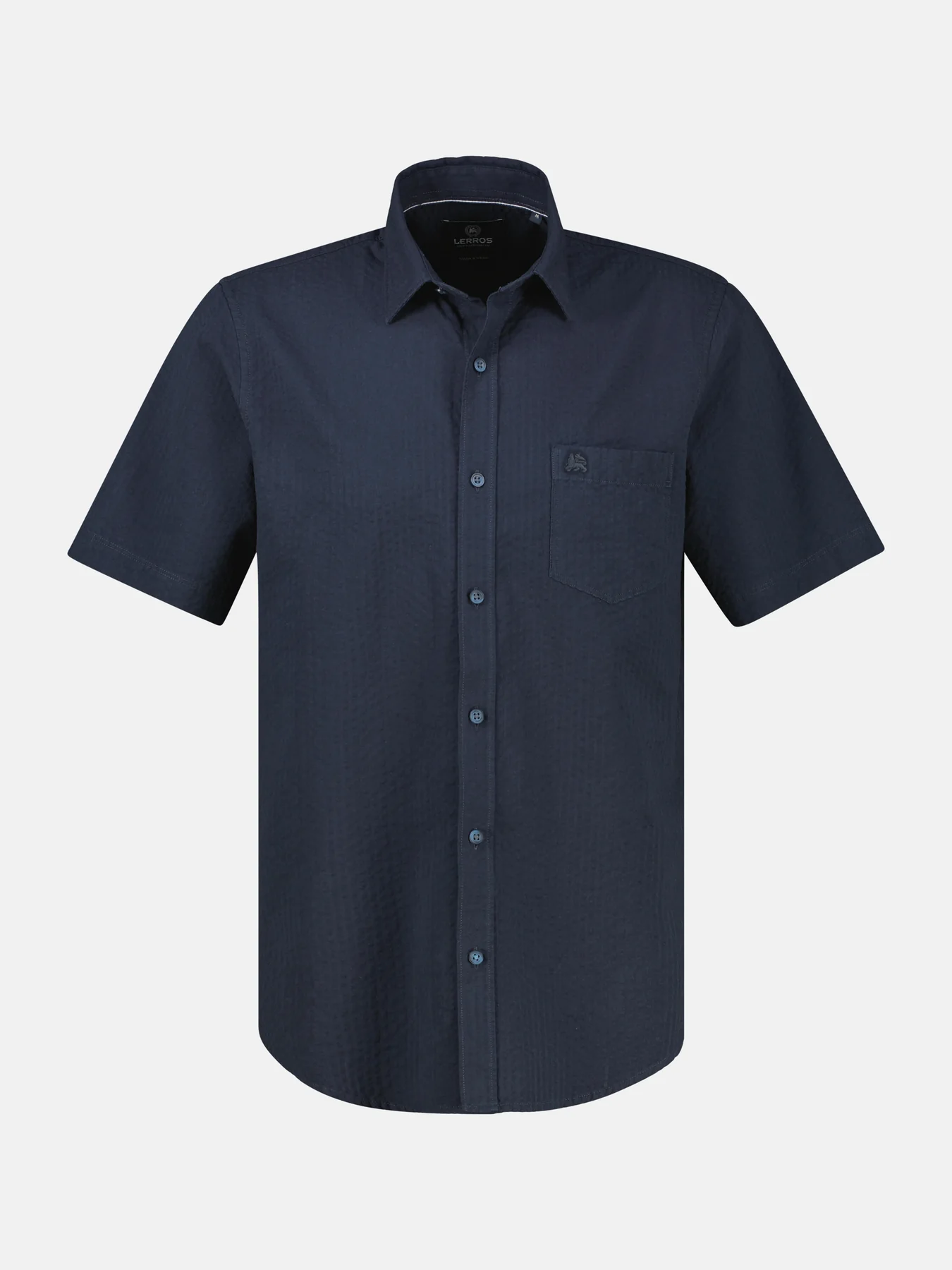 Lerros Struktur Hemd - Classic Navy