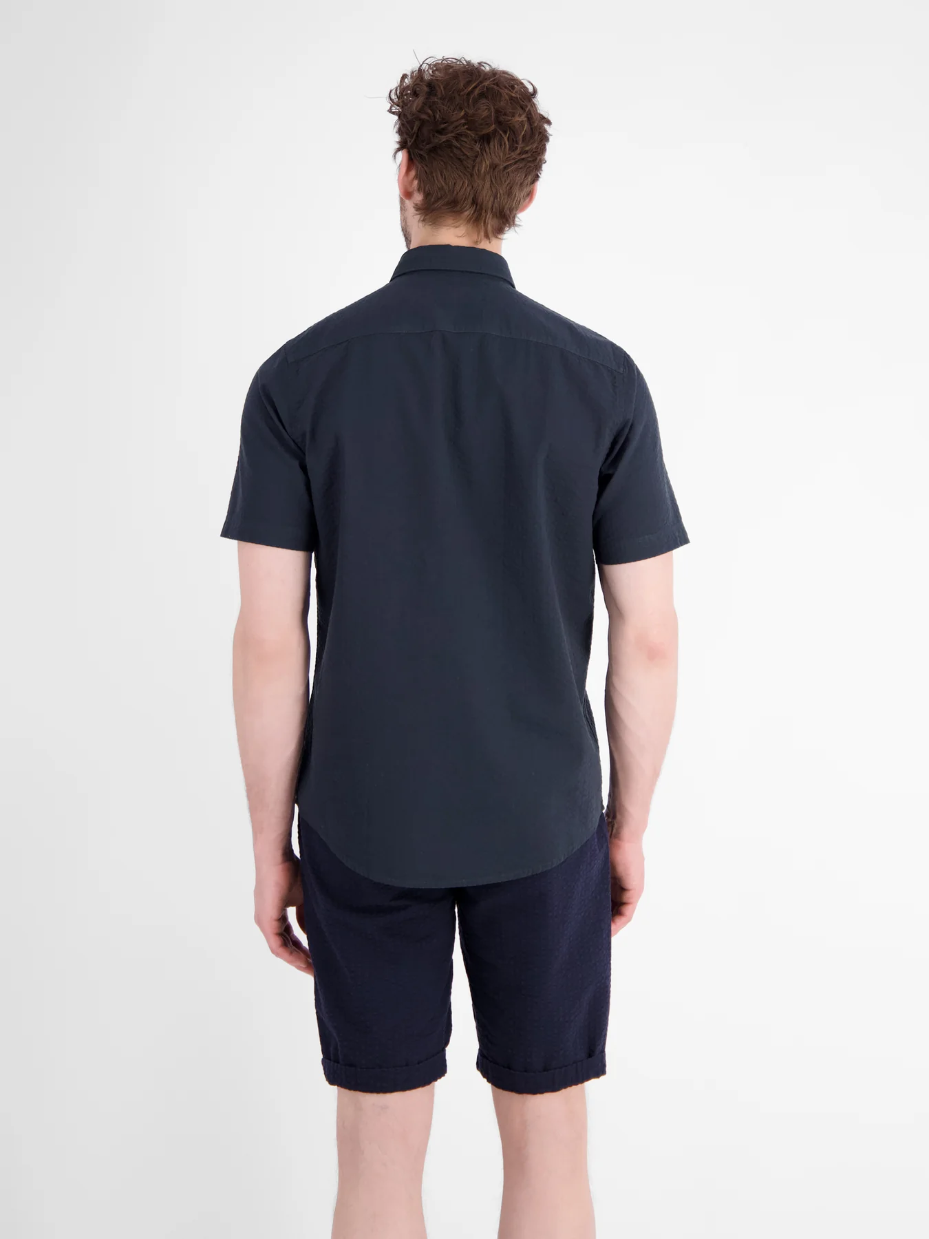 Lerros Structured Shirt - Classic Navy