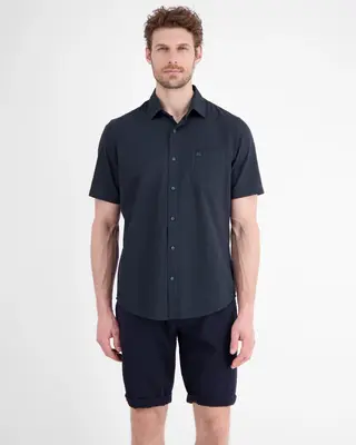 Lerros Struktur Hemd - Classic Navy