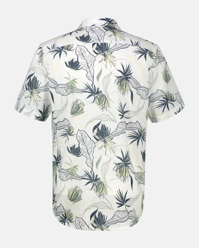Lerros Hemd Blumenprint - Broken White