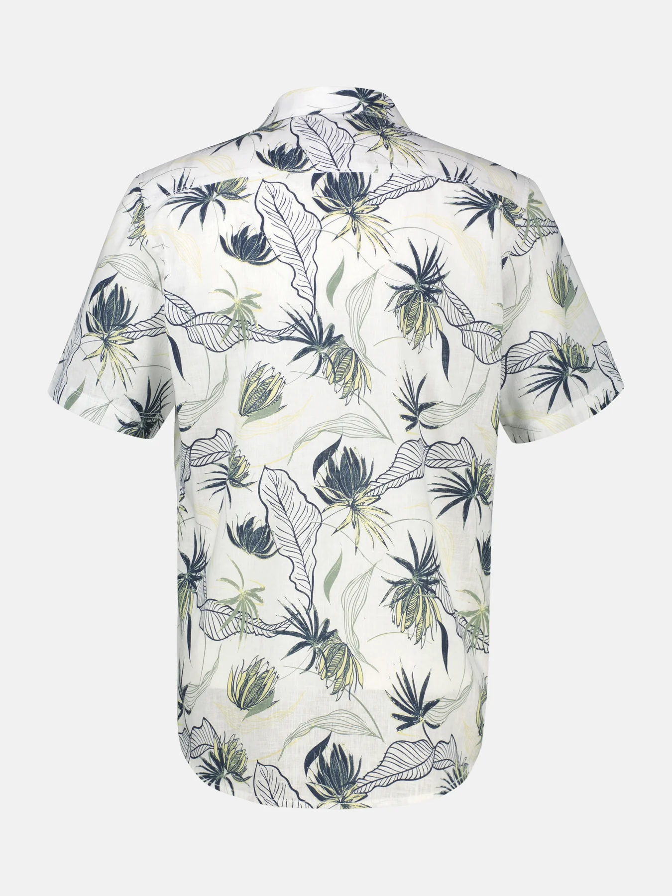 Lerros Overhemd Bloemenprint - Broken White