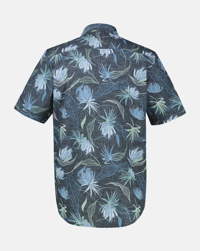 Lerros Shirt Floral Print - Classic Navy