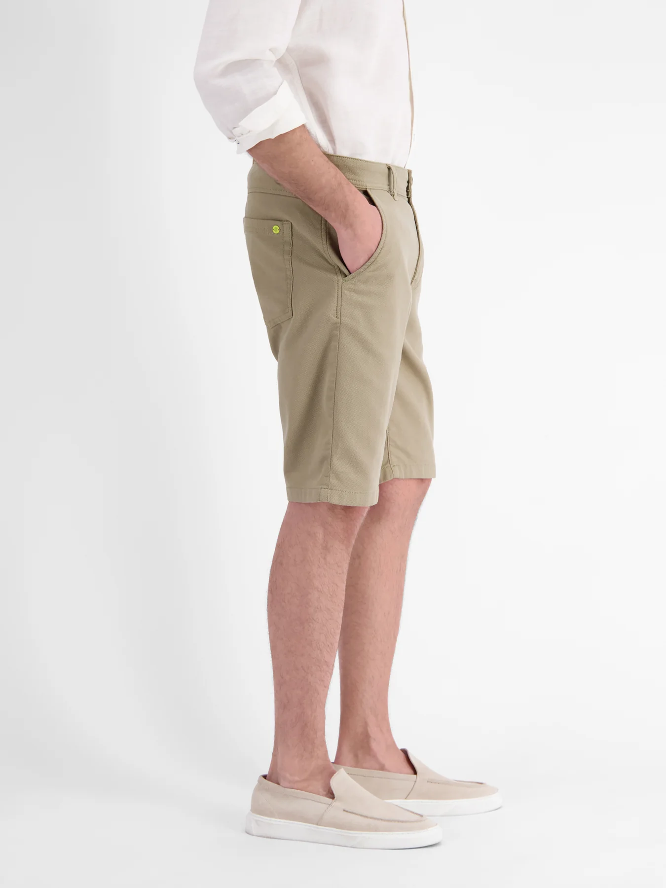 Lerros Comfortabele Short - Gravel Beige