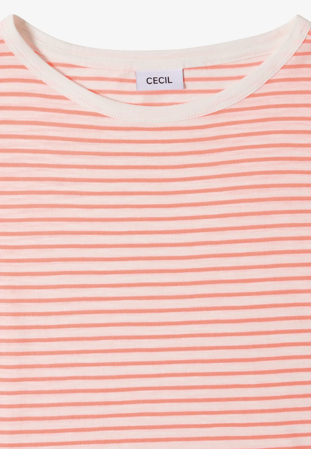 Cecil Shirt mit Streifen - Coral