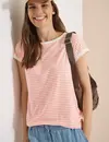 Cecil Shirt met Strepen - Coral