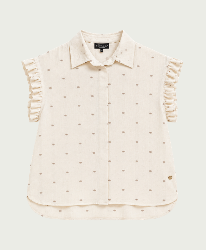 Elvira Collections Blouse Emma - Sand Dots