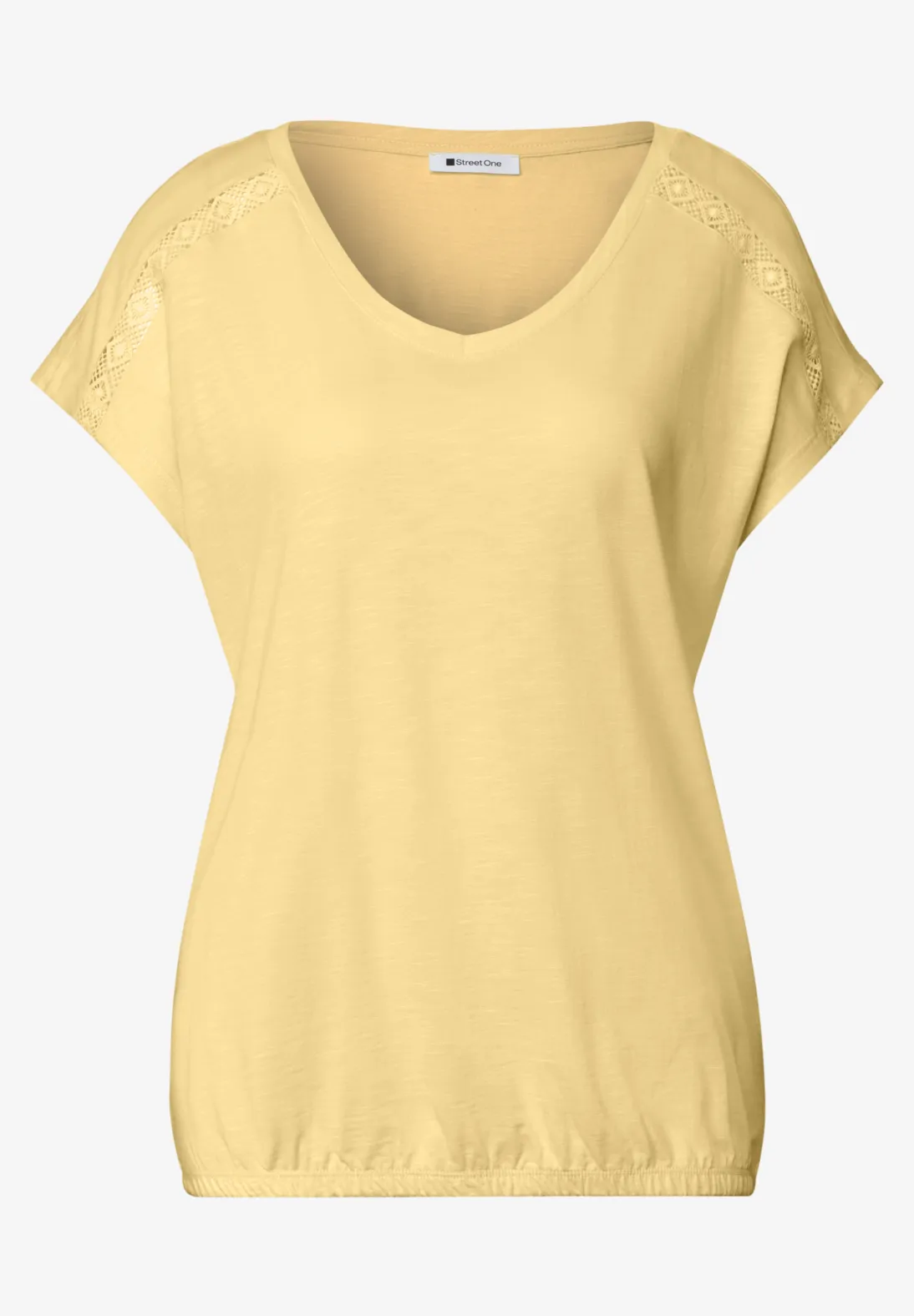 Street One Shirt - Soft Yellow