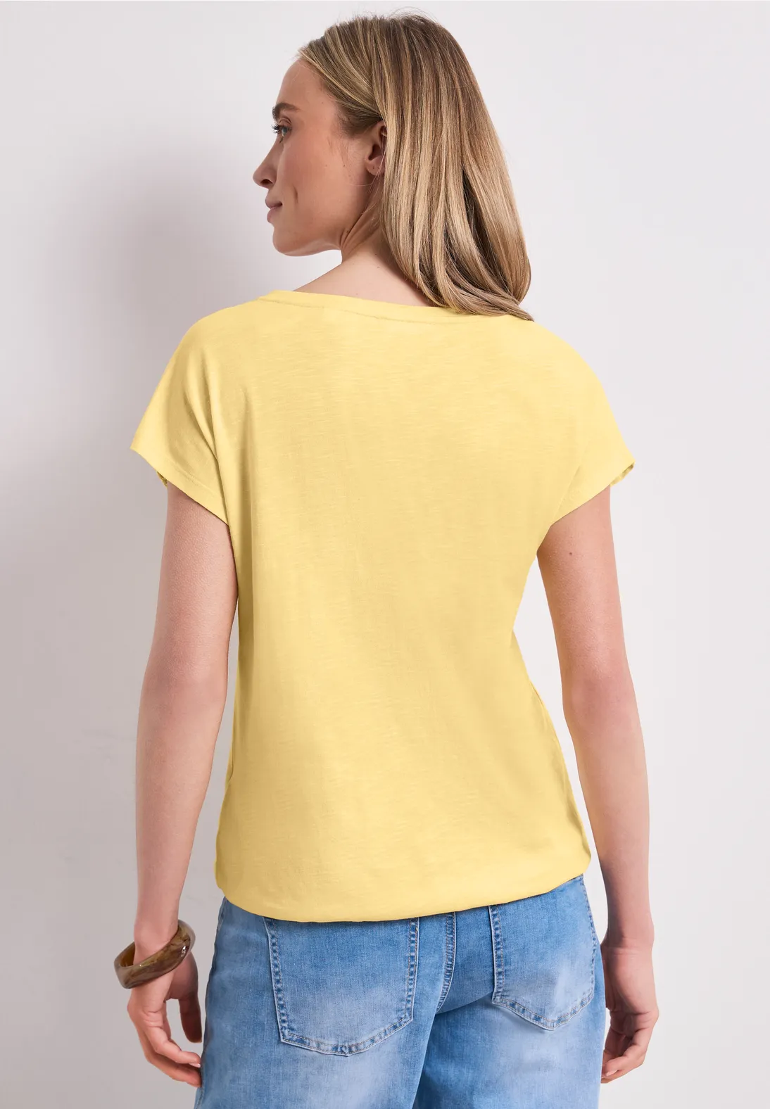 Street One Shirt - Soft Yellow