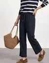 Street One Straight Leg Hose - Deep Blue