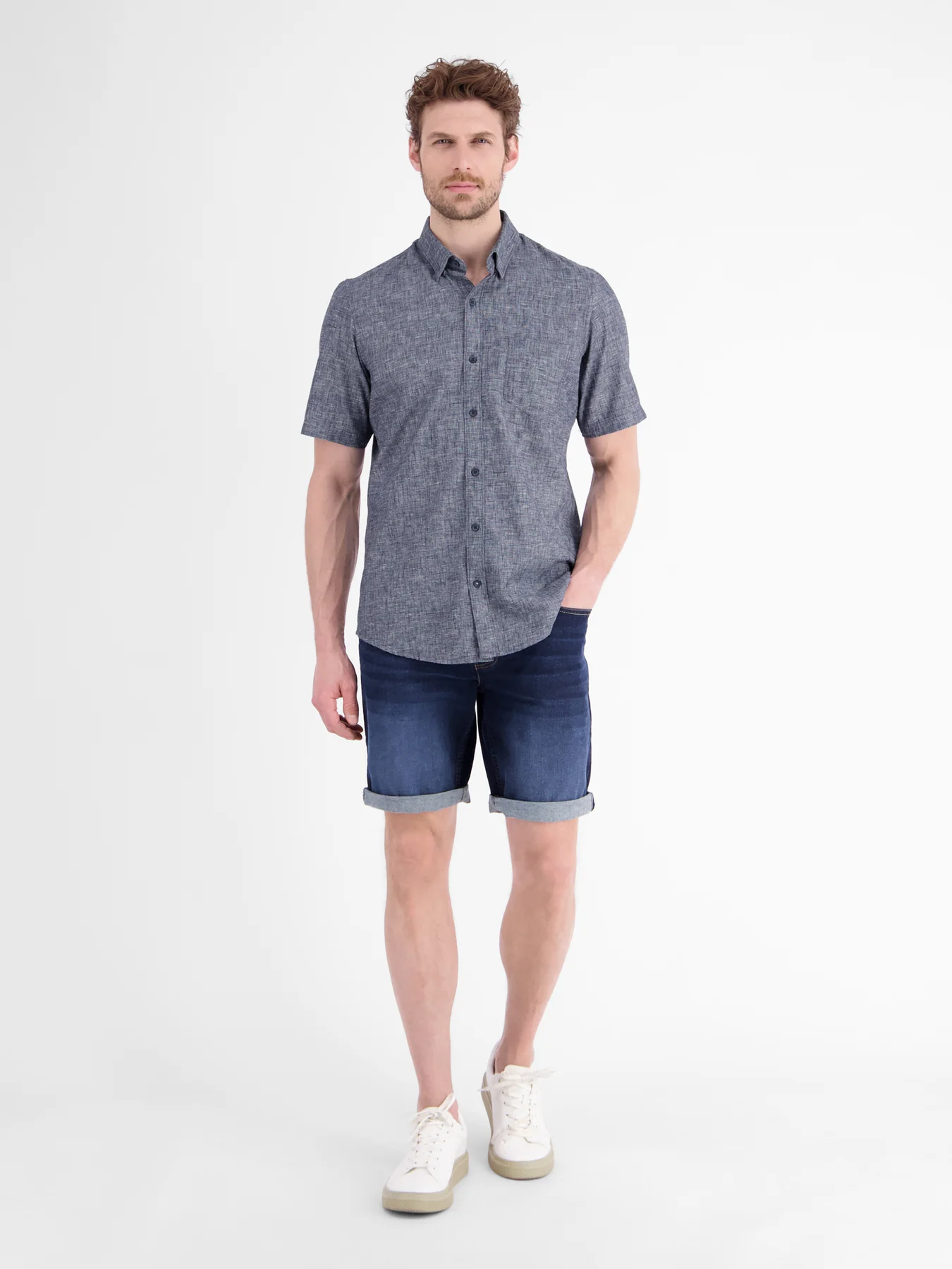 Lerros Hemd - Classic Navy