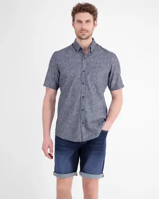 Lerros Overhemd - Classic Navy