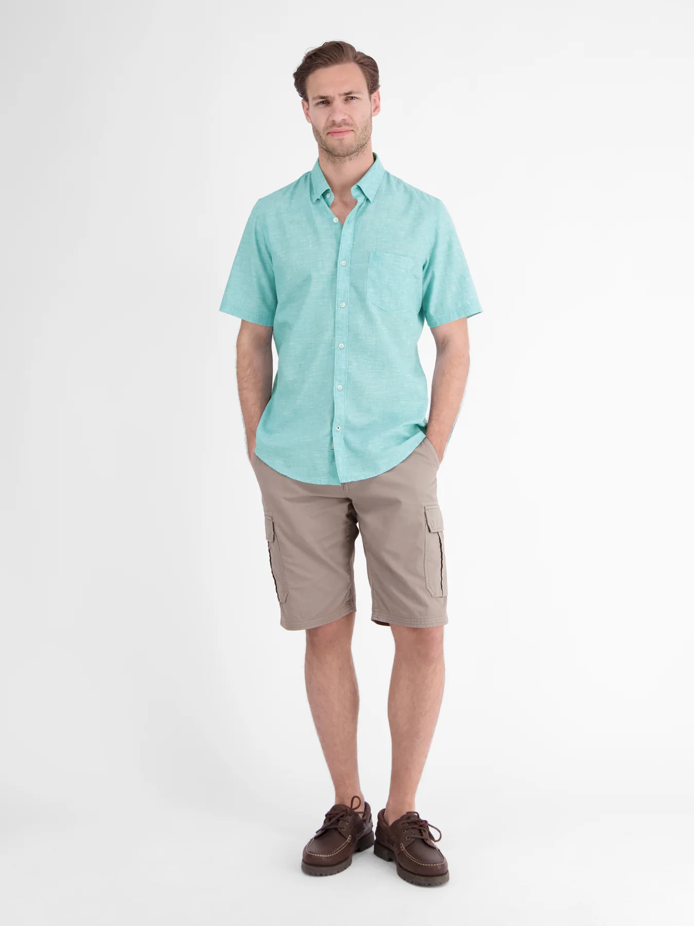 Lerros Shirt - Reef Blue