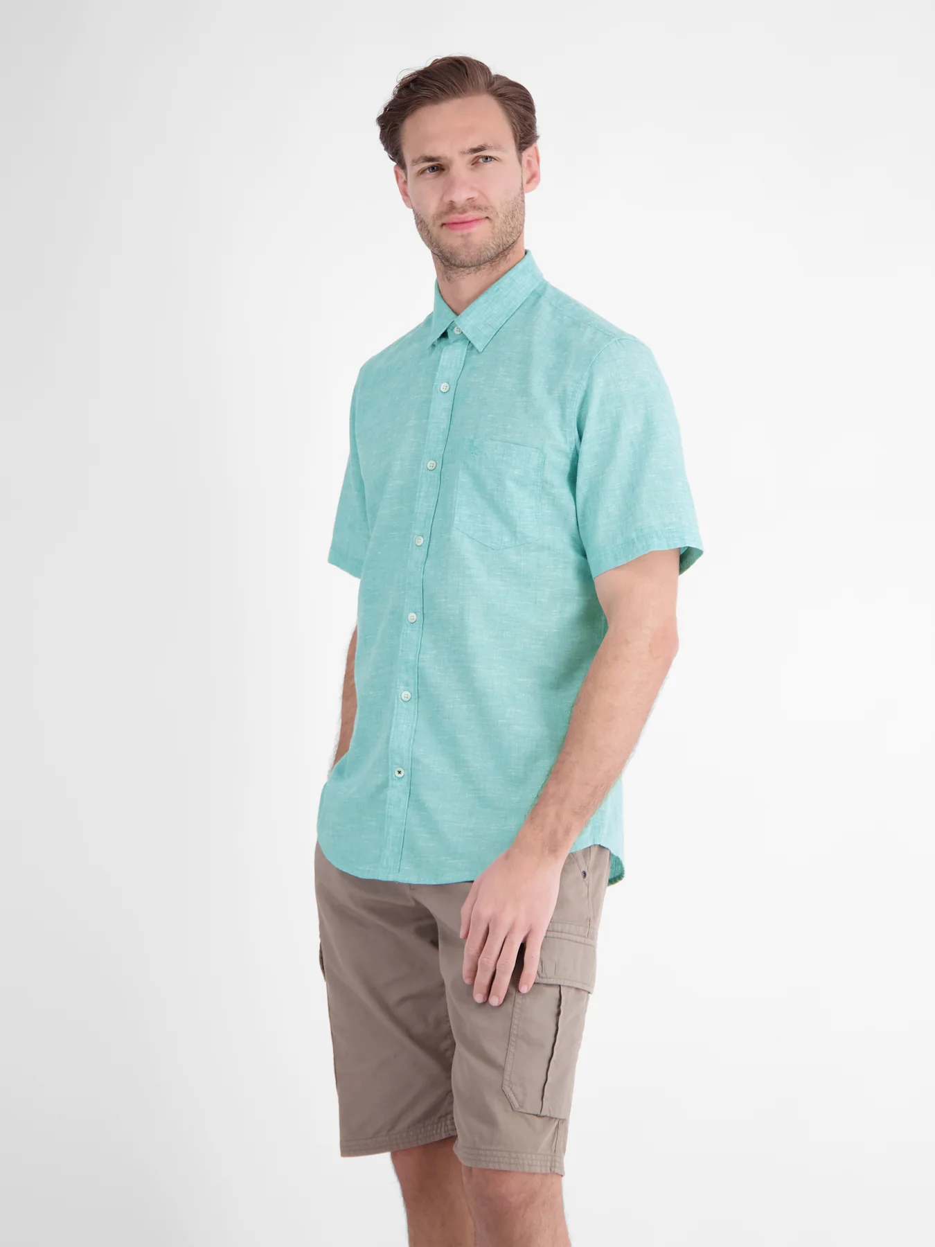 Lerros Shirt - Reef Blue