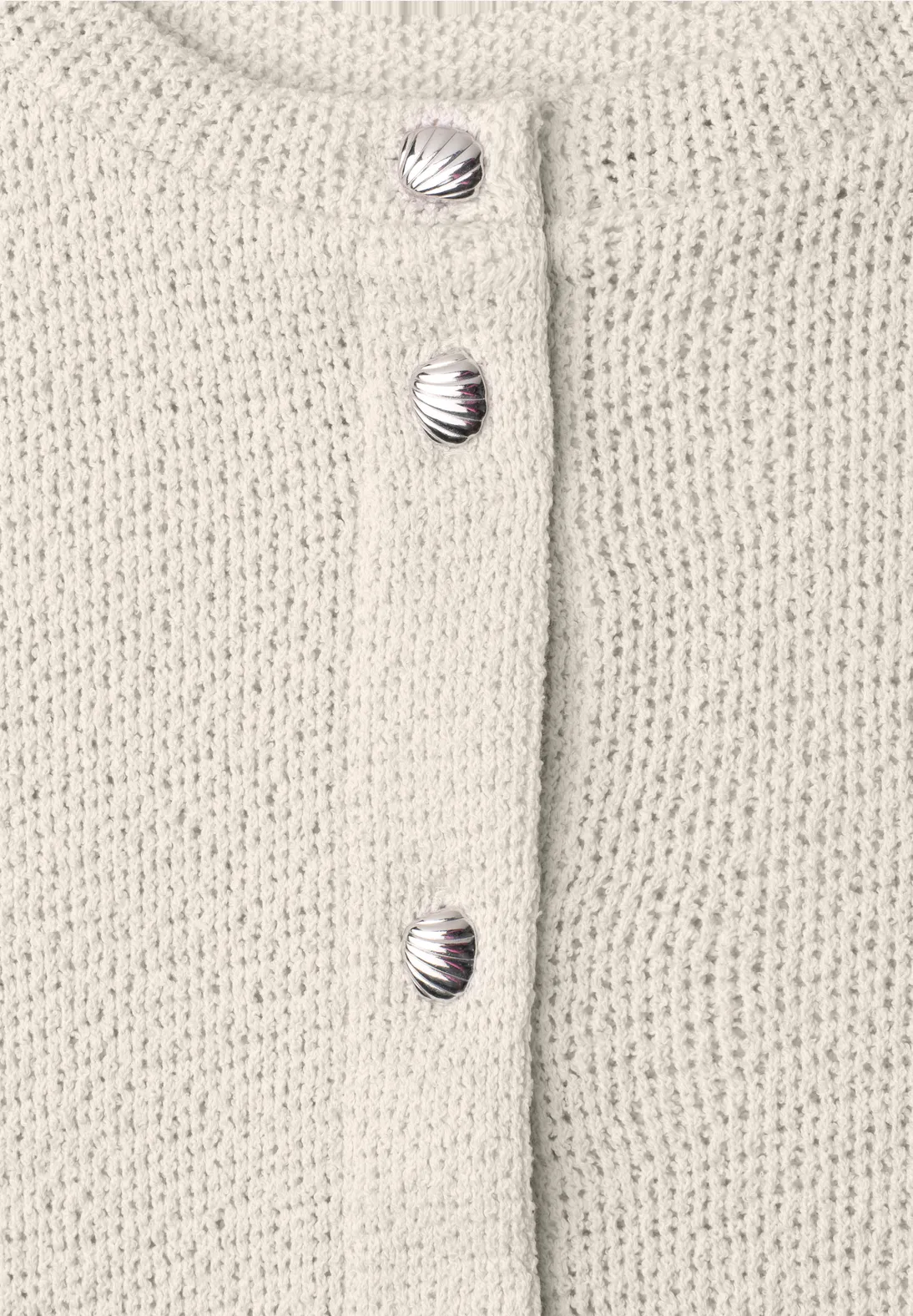 Street One Studio Kurzarm Cardigan - Clay Sand