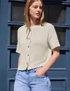 Street One Studio Cardigan - Clay Sand