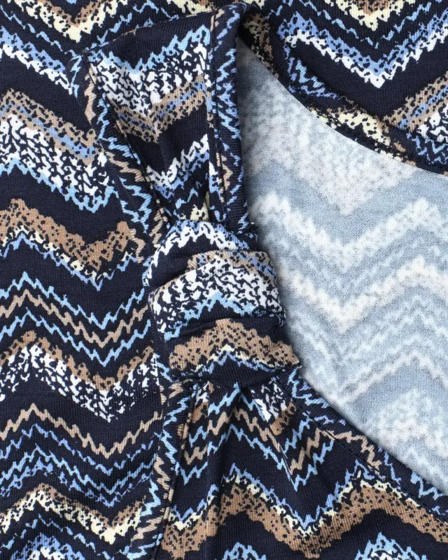 Street One Zigzag Top - Frozen Wave