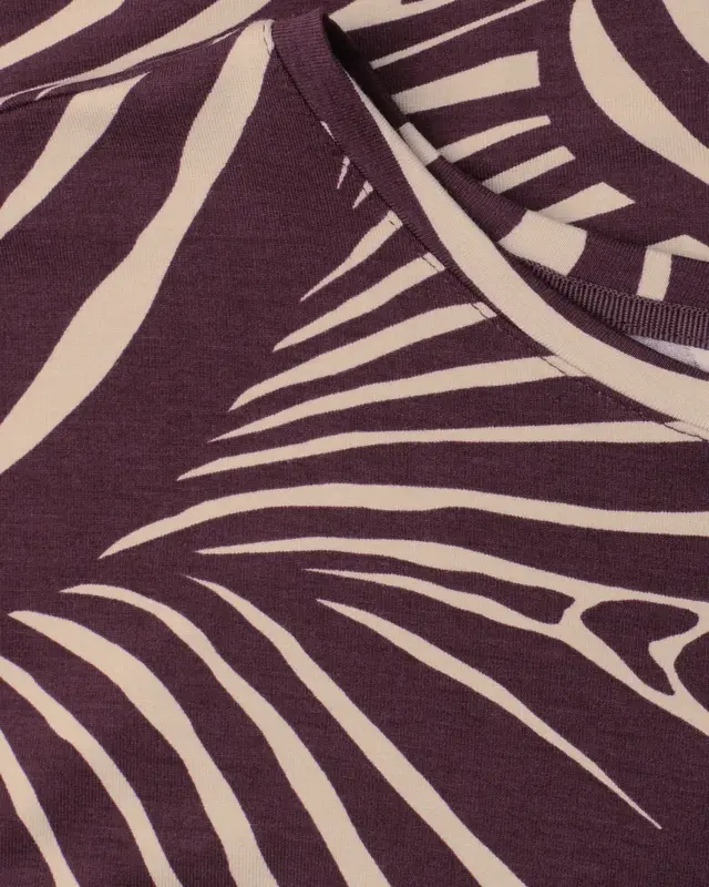 Street One Print Shirt Crista - Rustic Rouge