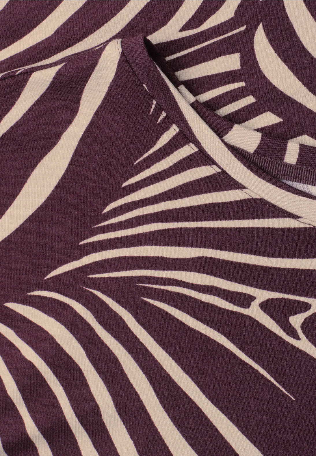 Street One Print Shirt Crista - Rustic Rouge
