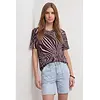 Print Shirt Crista - Rustic Rouge