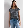 Blouse met Ronde Hals - Frozen Wave