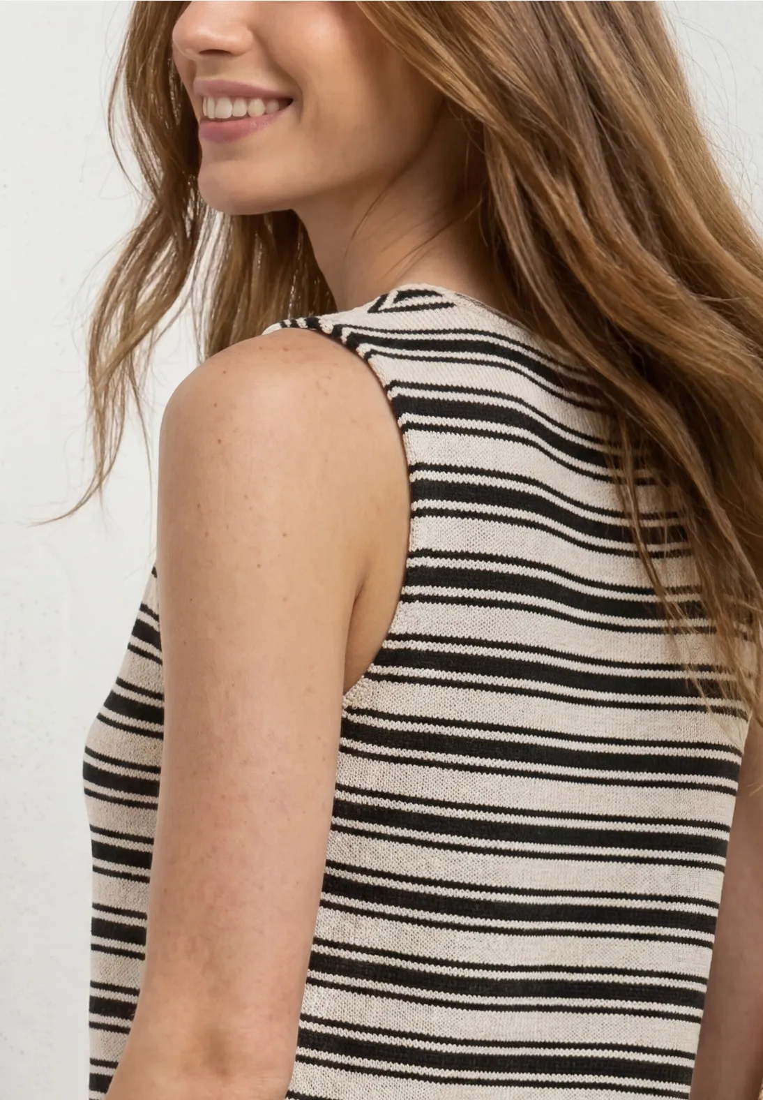 Street One Top Gebreide Look - Black