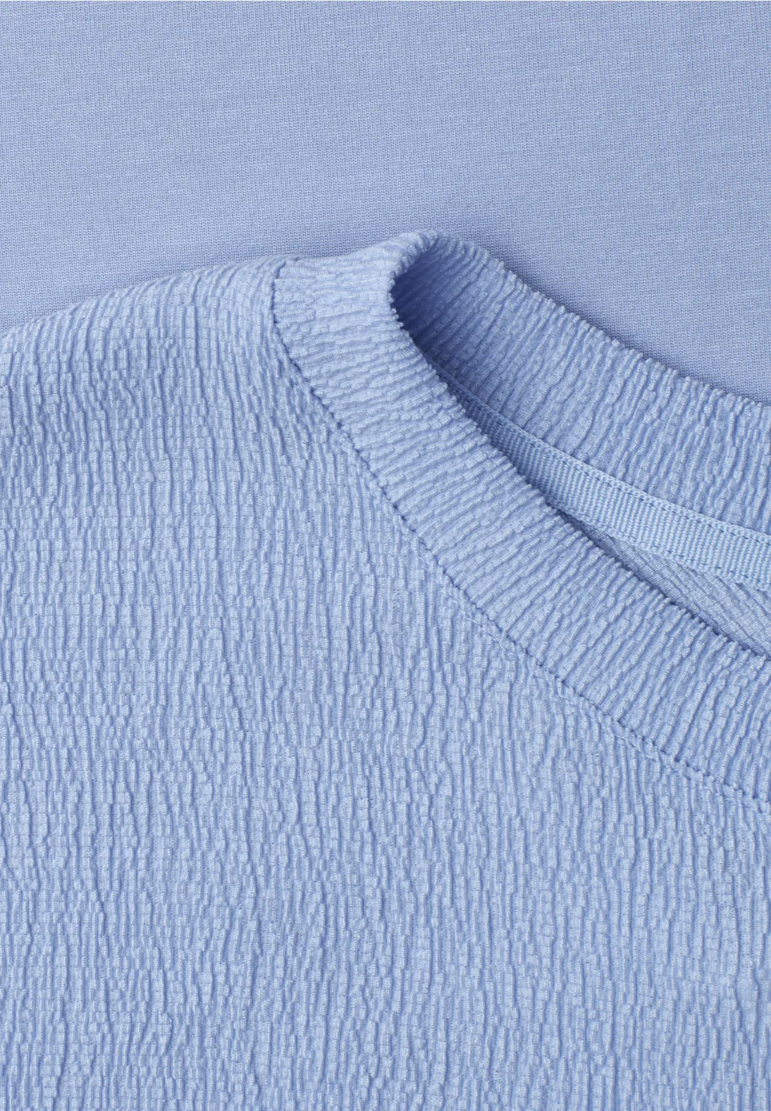 Street One Strukturmix Shirt - Cashmere Blue